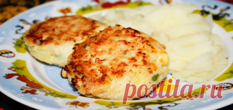 Рыбные котлеты с манкой