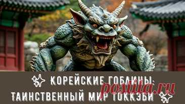 В Корее рассказывают удивительные истории о токкэби — мистических существах, считающихся аналогами европейских гоблинов. Эти существа обладают особыми способностями и играют важную роль в местном фольклоре...