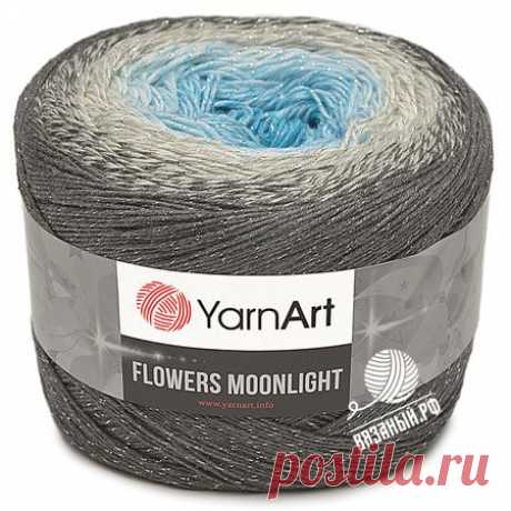 Пряжа YarnArt Flowers Moonlight – купить по самой низкой цене: 577 руб. в интернет-магазине Вязаный.рф