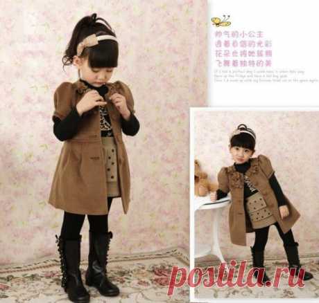 Пальто для девочки+юбка!Выкройка