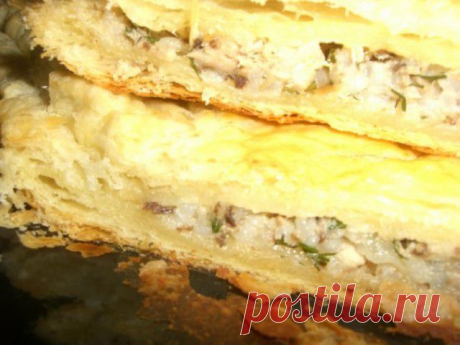 Пирог с рисом и сардинеллой