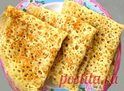 Ажурные блинчики - 7 рецептов тонких, на кефире или молоке