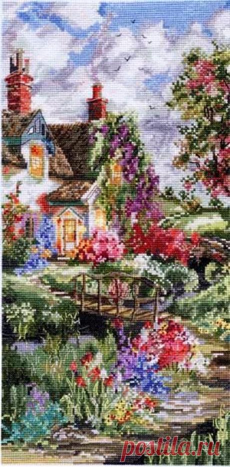 Вышивка &quot;Домик&quot;