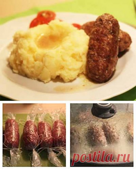 Чесночные колбаски | Домашняя кулинария