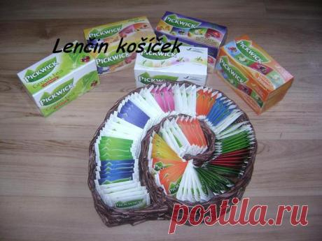 А давайте сплетем коробочку для чайных пакетиков? Мастер-класс