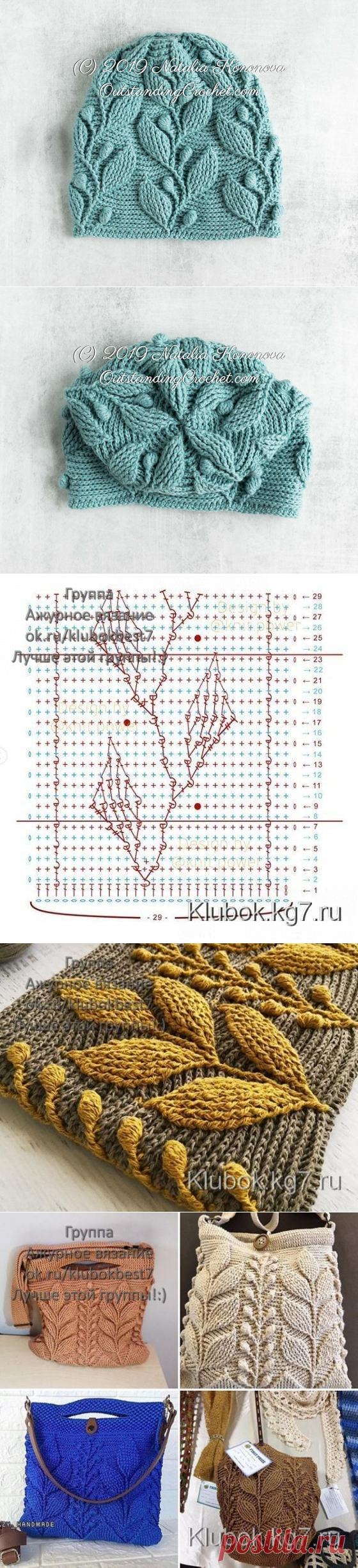 БЕСПОДОБНЫЙ УЗОР КРЮЧКОМ ДЛЯ ВЕСЕННЕЙ ШАПОЧКИ, СНУДА (Вязание крючком) – Журнал Вдохновение Рукодельницы