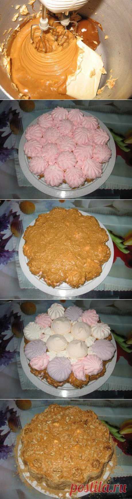 Простой Зефирный Торт (торт без выпечки)