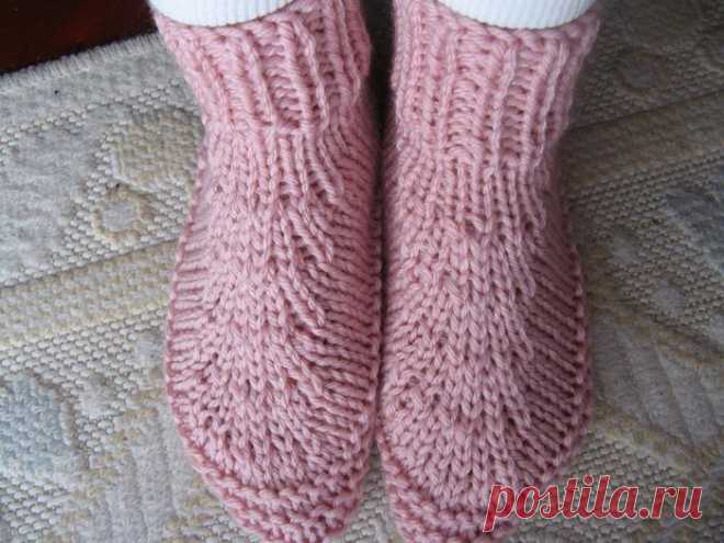 Носочки-боты Bulky Yarn Booty.