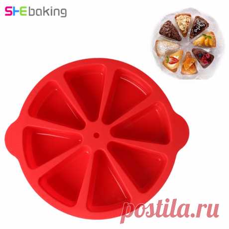 Shebaking 1 шт. круглого торта силикона 3d шоколадный кекс маффин выпечки прессформы diy фондант торт украшая инструменты купить на AliExpress