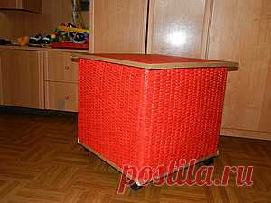 МК по плетению короба для рукоделия - Ярмарка Мастеров - ручная работа, handmade