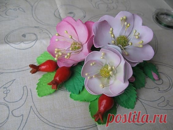 Шаблоны для цветов из фоамирна, забирайте