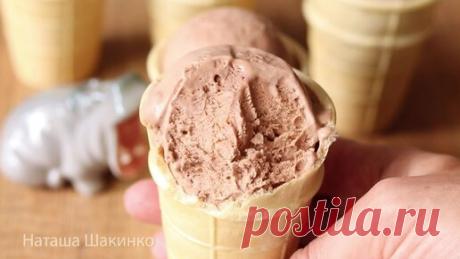 Магазины отдыхают! 900г мороженого без кристалликов льда, без перемешивания и без мороженицы. Лучшее шоколадное мороженое из 3 ингредиентов! | Наташа Шакинко | Дзен