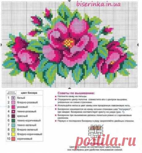 Вышиваем бисером
https://biserinka.in.ua/category/cvety-vyshivka/