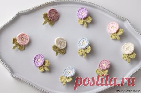 Драгоценная бижутерия - самое нежное вязание крючком