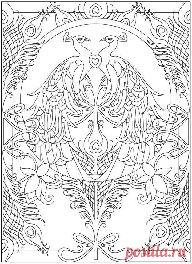 Раскраски Антистресс (Антистрессовые) распечатать бесплатно в хорошем качестве формат А4 для детей, взрослых скачать онлайн животные, лес, волшебный сад