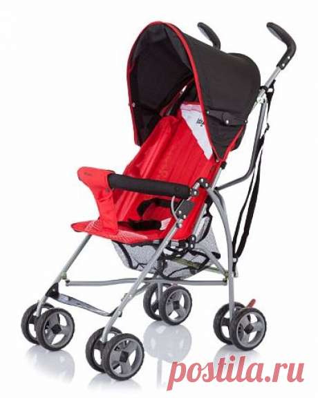 КОЛЯСКА-ТРОСТЬ VENTO DARK GREY/RED BABY CARE