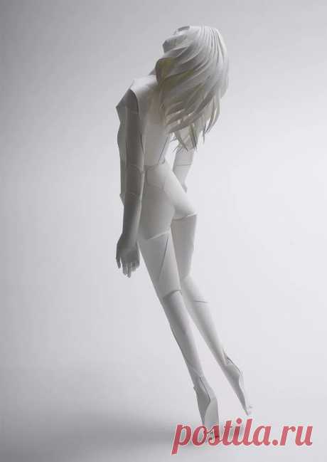 Очаровательные скульптуры из бумаги