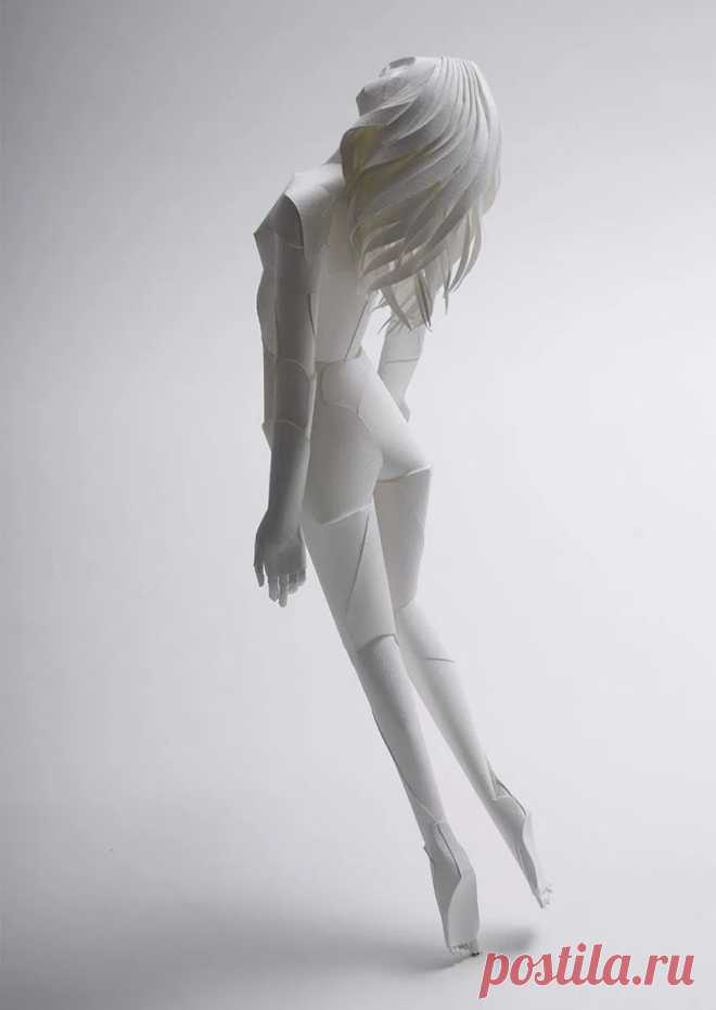 Очаровательные скульптуры из бумаги