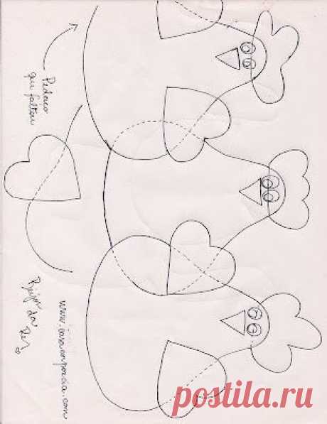 Как сшить курочку из ткани своими руками?