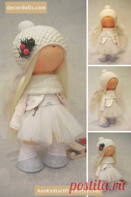 Angel Art Doll Handmade Cloth Doll Interior Decor Doll | Etsy