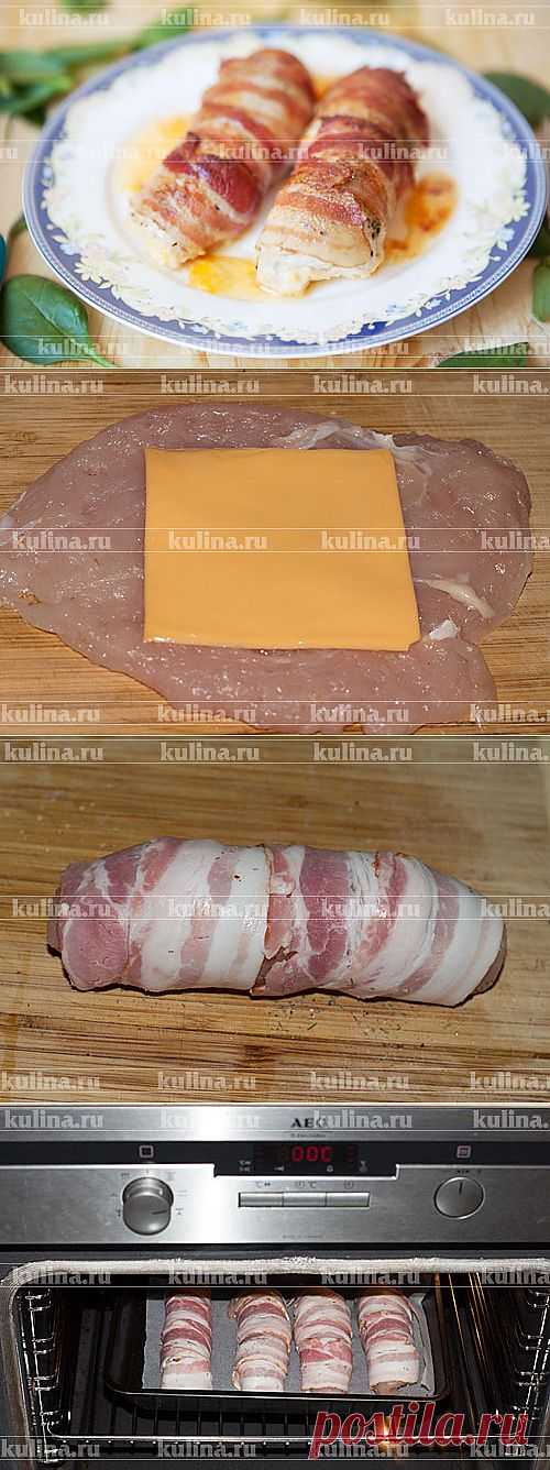 Рулеты из курицы с сыром – рецепт приготовления с фото от Kulina.Ru