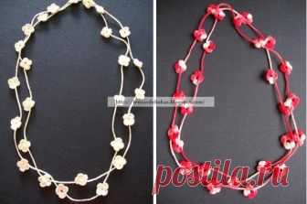 COLAR DE CROCHE- COM PASSO A PASSO!!!!! Oi meninas(os) Bom Dia!!!!! Hoje estou trazendo mais um trabalhinho, um colar de croche com florzinhas.... Esse é muito simples, diria até s...