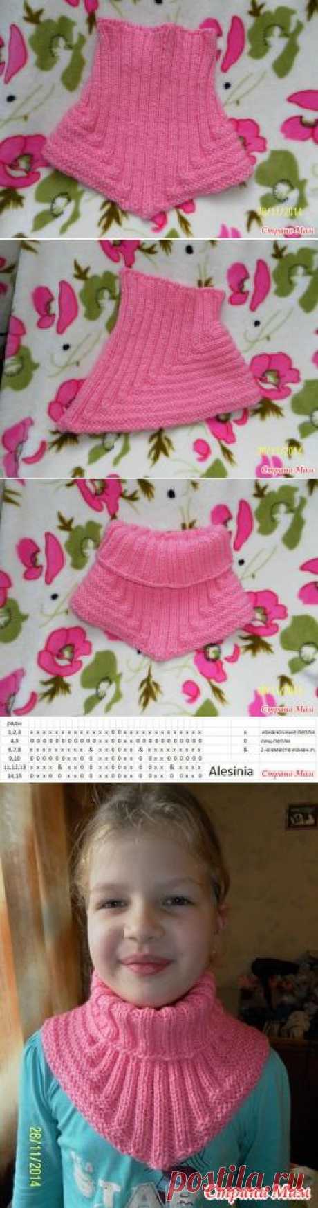 Очередной хвастик! Манишка для дочи - Вязание - Страна Мам