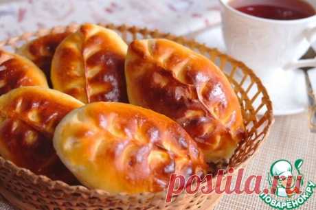 Пирожки печеные с рисом и грибами - кулинарный рецепт