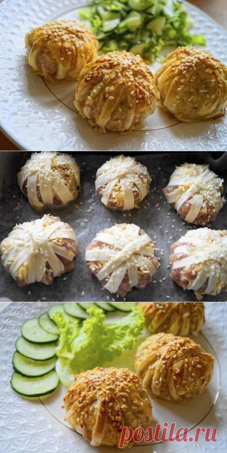 Как приготовить соленые клубочки с мясным фаршем под сыром - рецепт, ингридиенты и фотографии
