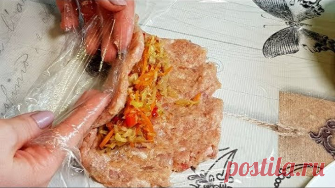 Почему ИЗ ФАРША я не готовила такое раньше? Покоряют сразу Мясные Трубочки с Начинкой