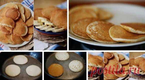 Тонкие банановые панкейки без масла - Кулинарные рецепты от Веселого Жирафа