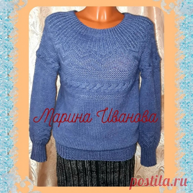 Свитер по заказу, идея из интернета.