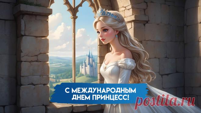 Срывая новый лист календаря,
День принцесс сегодня отмечаем.
Родительской любовью к ним горя,
Своих Джульет заботой окружаем!  Открытки на День принцесс!