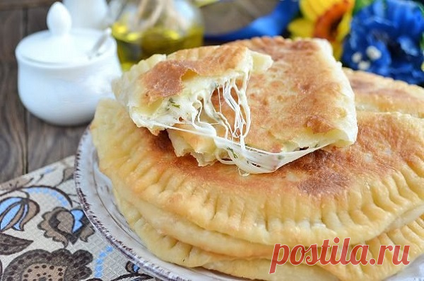 ВКУСНЫЕ КУТАБЫ С СЫРОМ И ЗЕЛЕНЬЮ рецепт — Домашний уют
