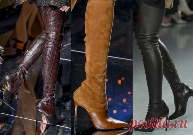 Стильные ботфорты и сапоги-чулки этого сезона Ботфорты – это сапоги с высоким голенищем, закрывающим колено. Но длина их варьируется так, что они могут доходить до середины бедра. Особенности и фасоны меняются с каждым сезоном, ведь модные тенден…