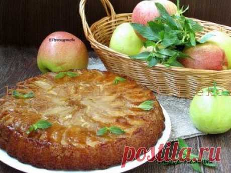 Шоколадный пирог с яблоками | Кулинария своими руками