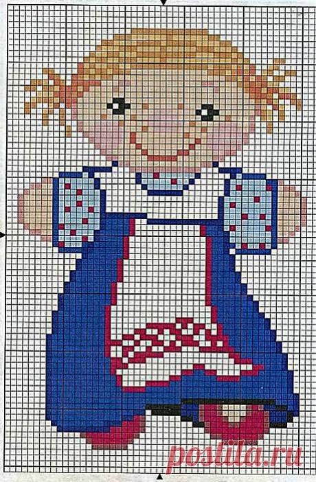 Вышивка. Кукла..