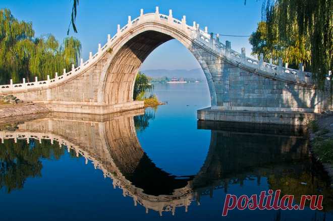 Лунный мост в Китае.