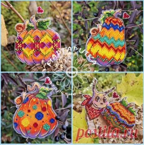 Margaritka Stitch - Bright Pumpkins Set by Margarita Shelikhova  Edited by Jane Doe at 2025-8-15 00:48
