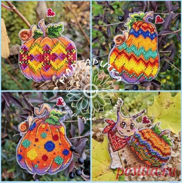 Margaritka Stitch - Bright Pumpkins Set by Margarita Shelikhova  Edited by Jane Doe at 2025-8-15 00:48