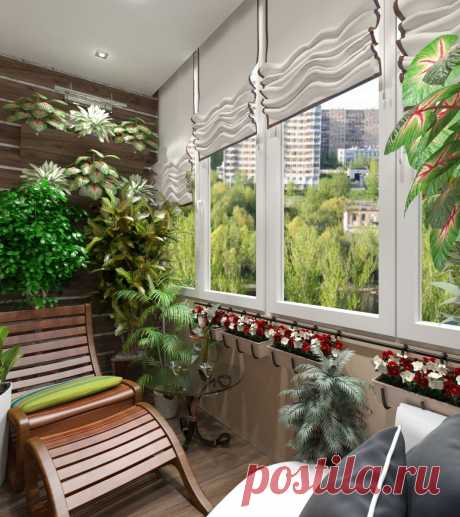 Даже маленькая лоджия — это комната! 30 дизайнерских идей - Postel-Deluxe.ru