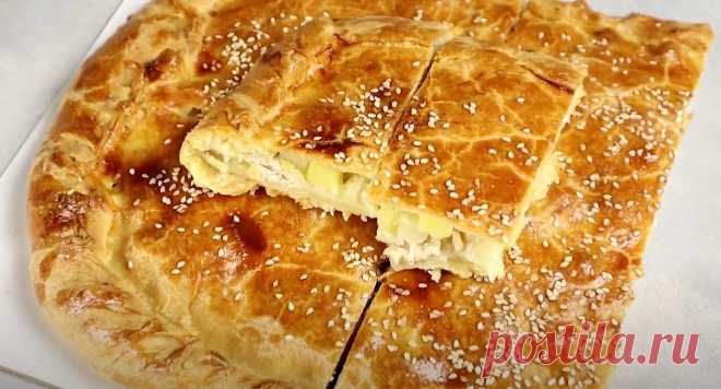 Удачный рецепт пирога с картошкой и курицей: готовлю каждые выходные, меняю только начинку | Веселая Морковка | Пульс Mail.ru