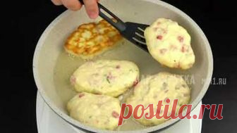 Оладьи в стиле ПИЦЦА Объедение! Необыкновенно вкусный, ароматный и питательный ЗАВТРАК