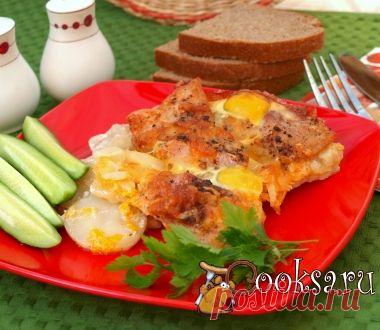 Пангасиус на овощной подушке под сыром с перепелиными яйцами фото рецепт приготовления