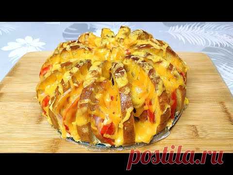 Пирог из батона или закуска за 15 минут для всей семьи. Видео рецепт.