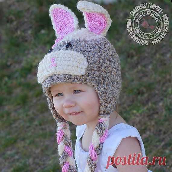 Вяжем детские шапочки с ушками на спицах и крючком. Мастер-классы и много идей!.