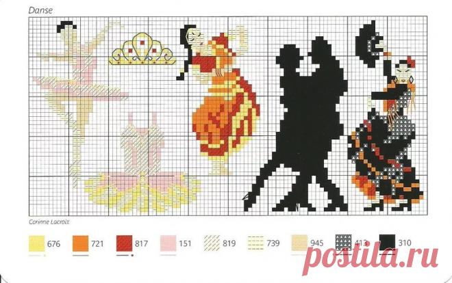 схемы вязания танцовщицы или балерины или вышивка: 14 тыс изображений найдено в Яндекс.Картинках