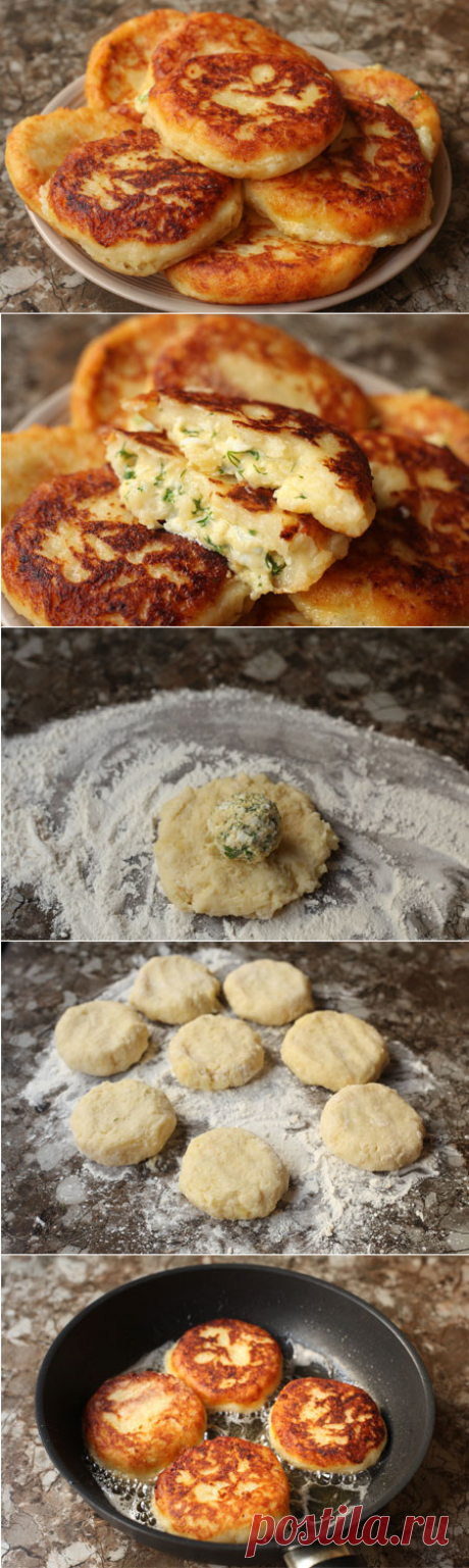 Картофельные котлеты со вкусной начинкой

Из остатков отварного картофеля можно приготовить вкуснейшие и очень сочные котлеты (или зразы), с начинкой из вареных яиц и сыра. Это очень вкусно – тоненькая, хрустящая корочка и нежнейшая начинка.
