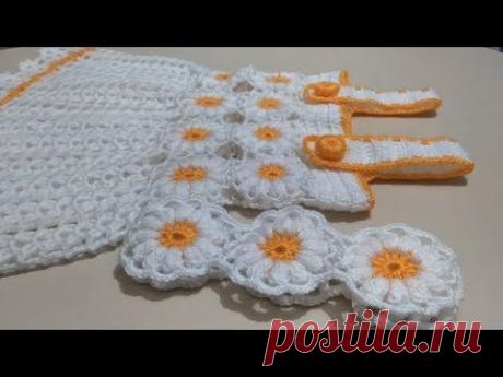 Papatya Desenli Bebek Elbise Modelleri 2018