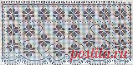 Kira scheme crochet: Curtain